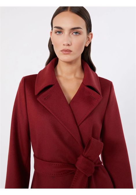 Max Mara Studio Women's BCOLLAG Ruby Red Pure Wool Double-Breasted Coat Max Mara Studio |  | 2626016061600018